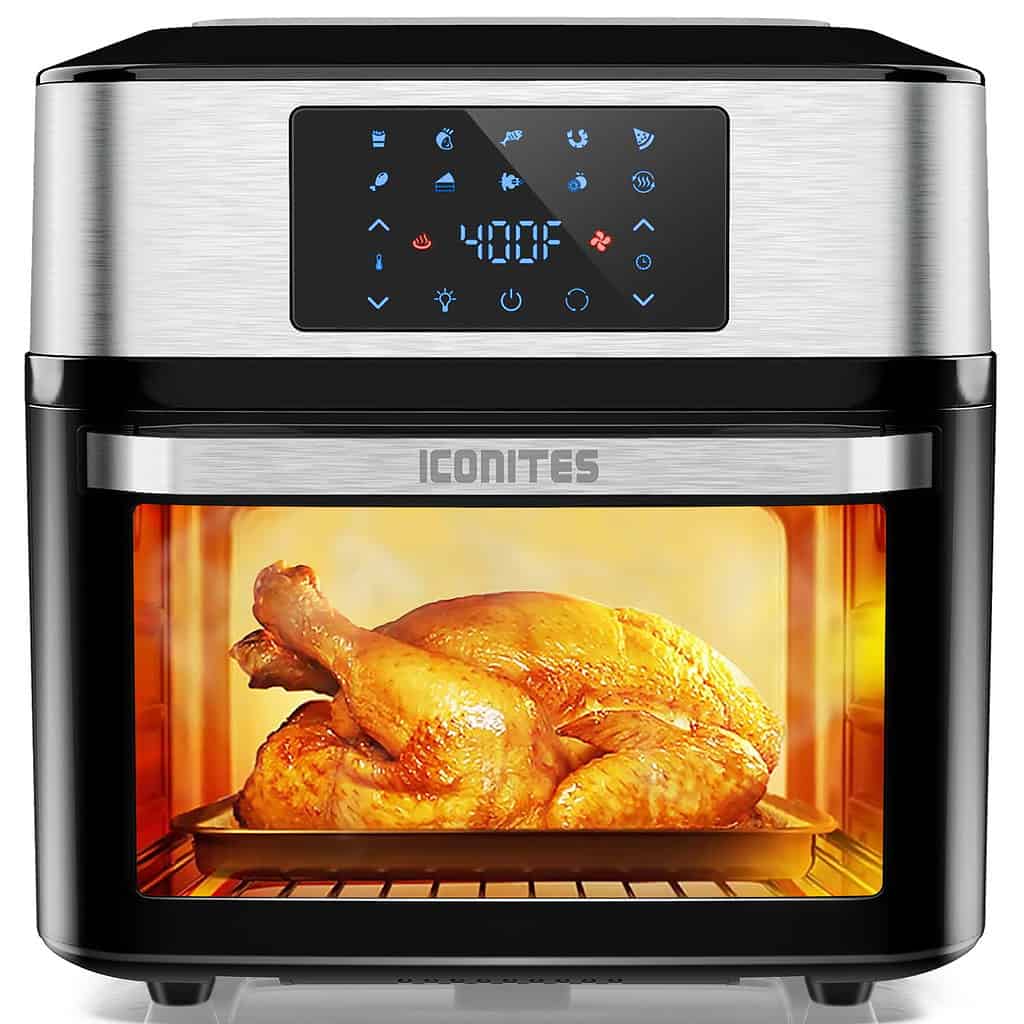 Iconites 20 Quart Air Fryer 10-in-1 Toaster Oven 