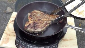 Seared Steak NuWave Precision Cook Top