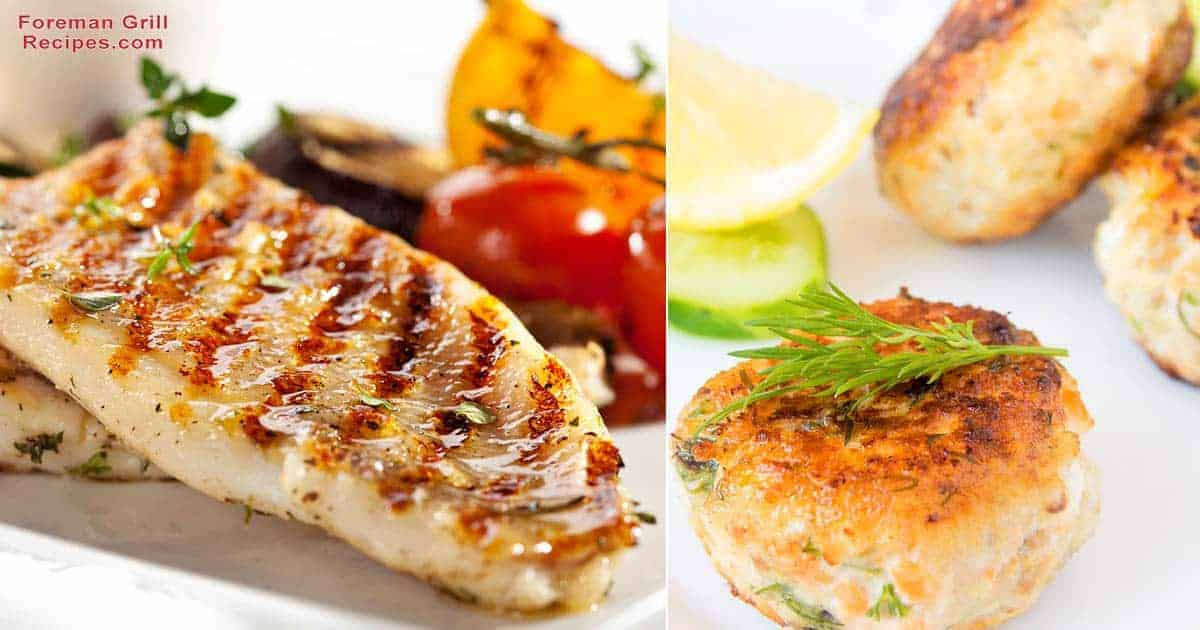 Easy Grilled Haddock & Fish Cakes 