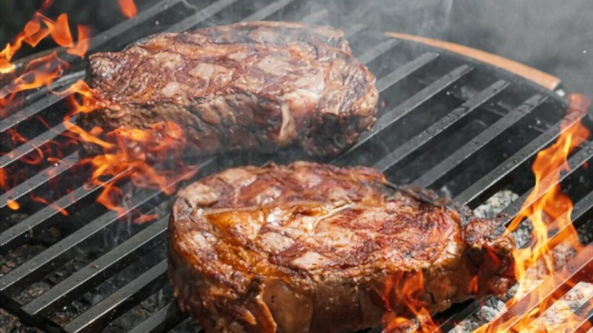 How To Cook Steak On George Foreman Grill Temperature Cuts Time The Bird Bbq