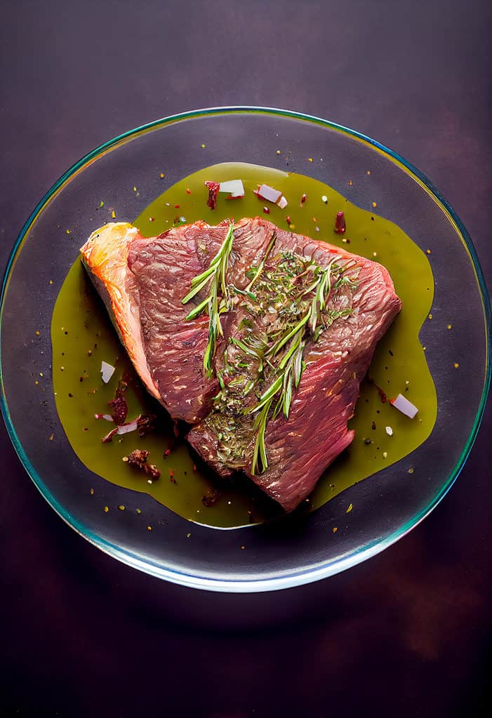 You'll need some subtlety for this special juicy venison steak