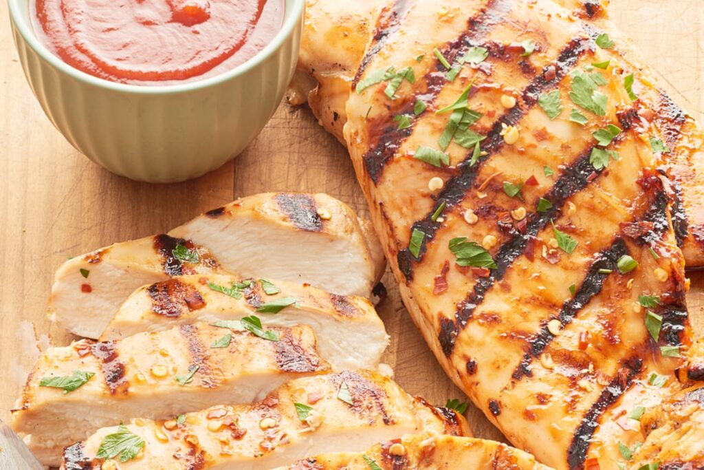 Making Juicy, Flavorful Grilled Chicken Breast 