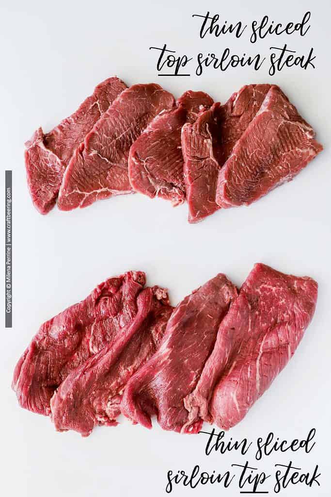 Sirloin Tip Steak: main ingredient of the recipe