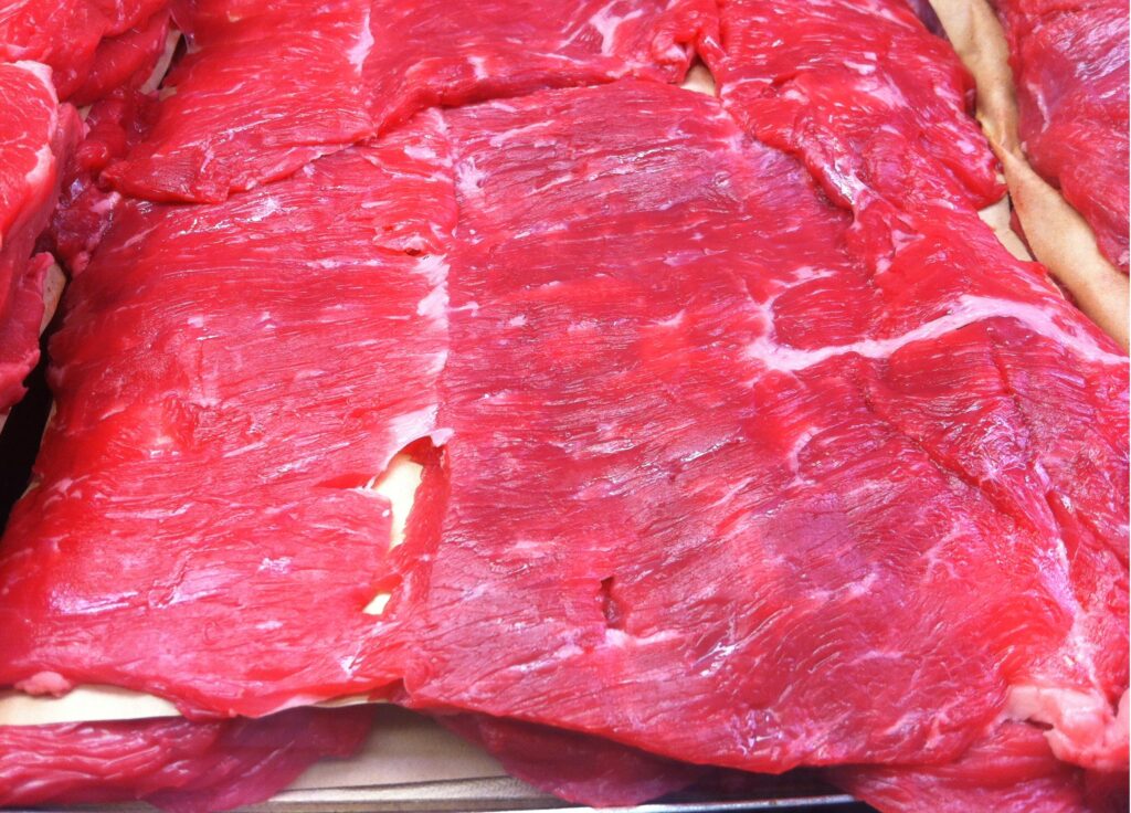 Skirt steak texture