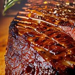 Smoked London broil recipe, featured image