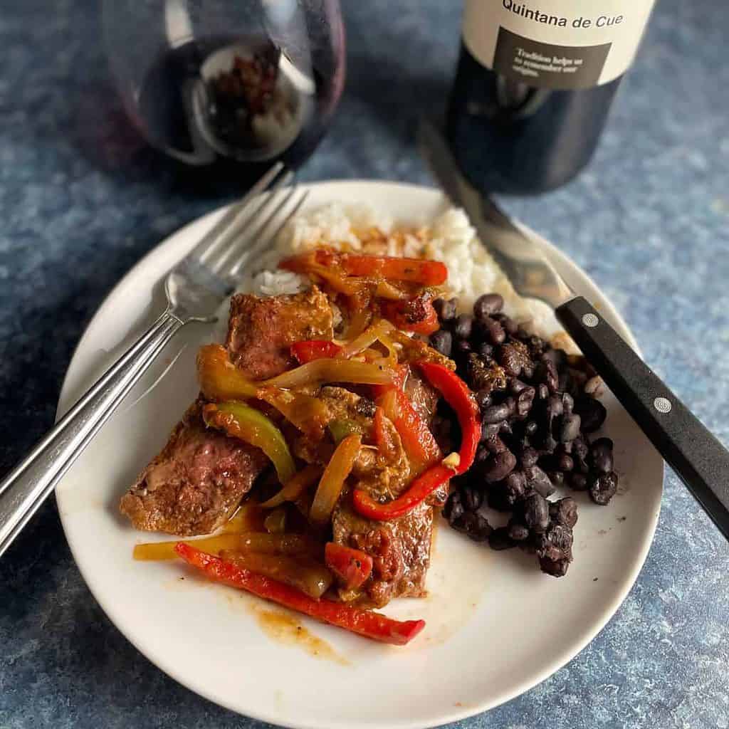 Steak Picado Recipe pairs very well with Spanish Wine