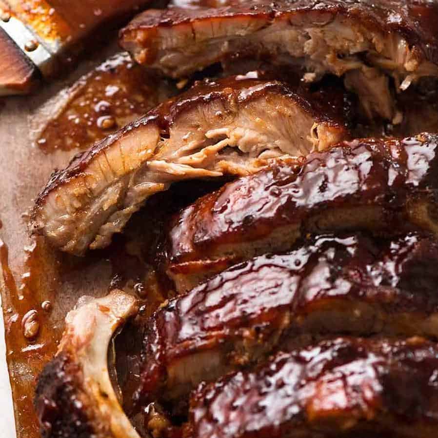Delicious and Tender Braised Barbecue Pork Spareribs Recipe