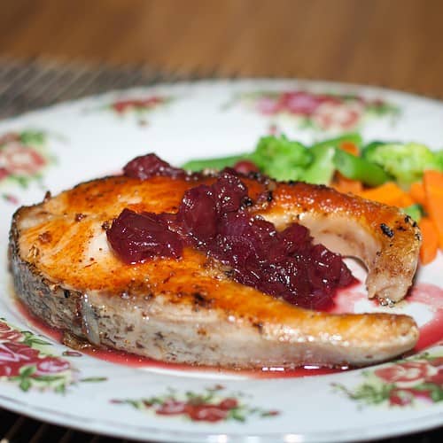 Cherry Sauce for Grilled Salmon