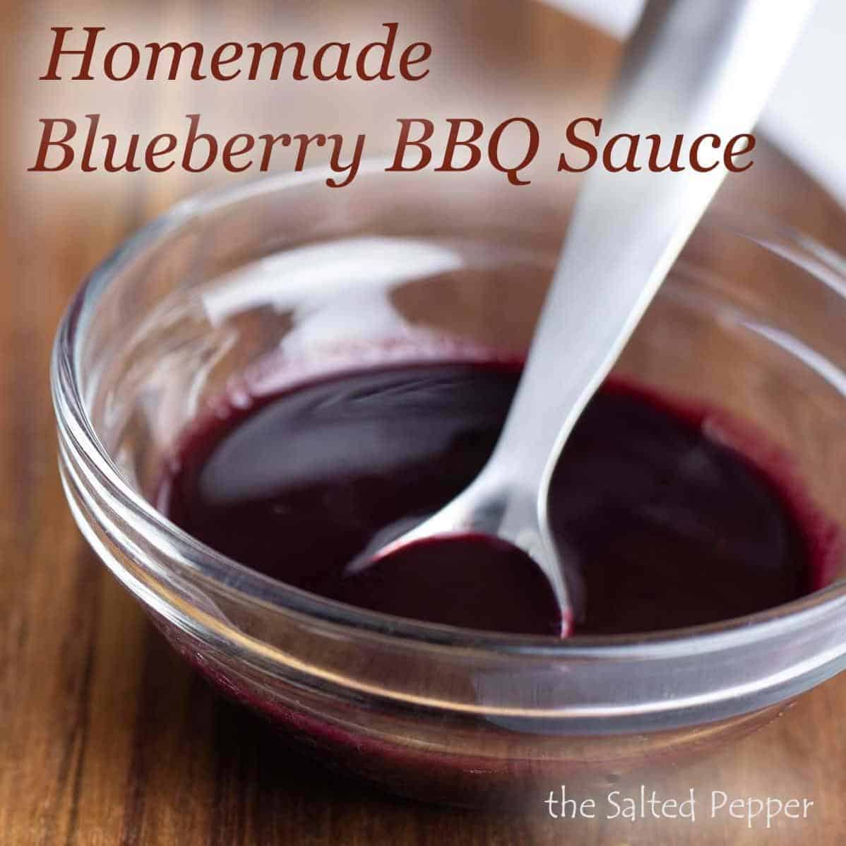  Don't settle for plain old ketchup, try this Blueberry BBQ sauce on your fries.
