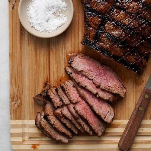Grilled London Broil With Rosemary