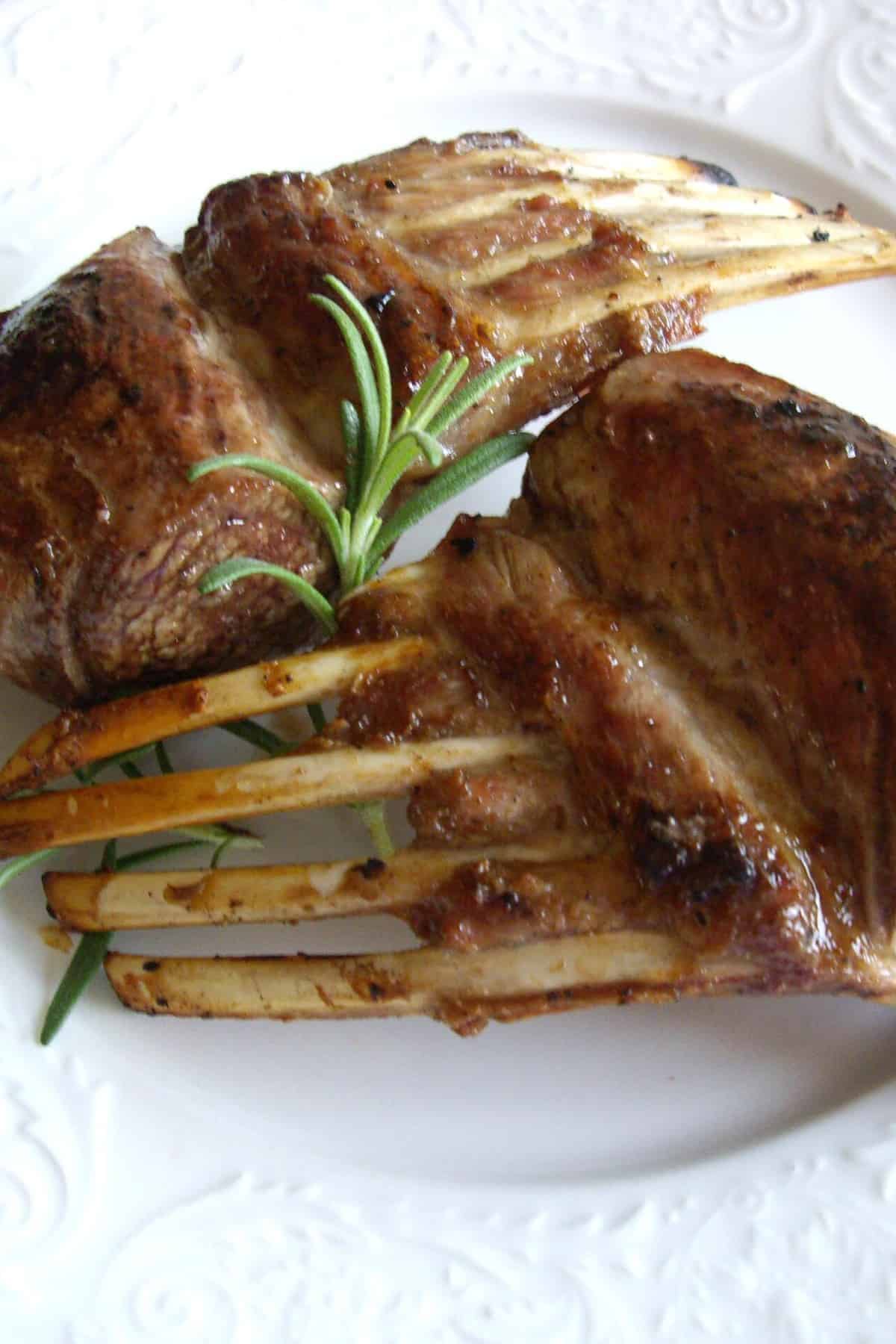 Grilled Rack of Lamb