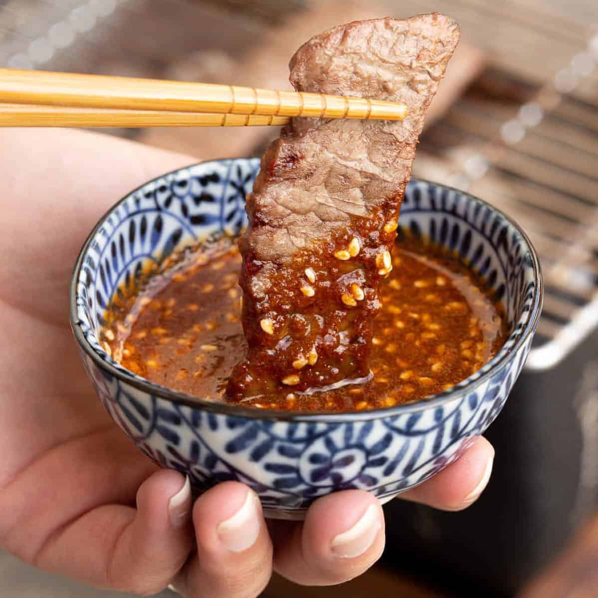  Let the umami flavors rain down with this savory and sweet Japanese BBQ sauce.