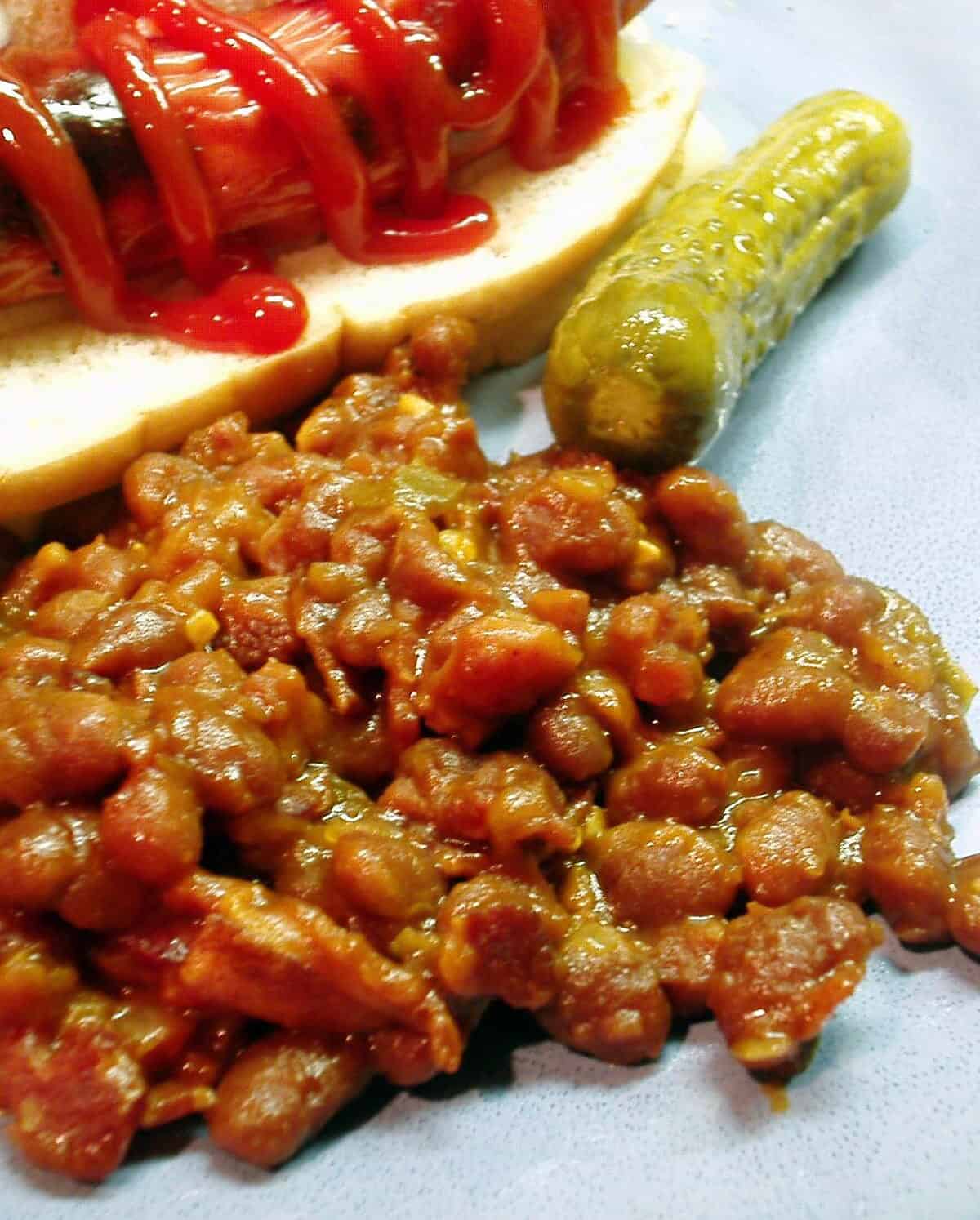  One bite of these baked beans, and you'll know they're worth the wait - trust me!