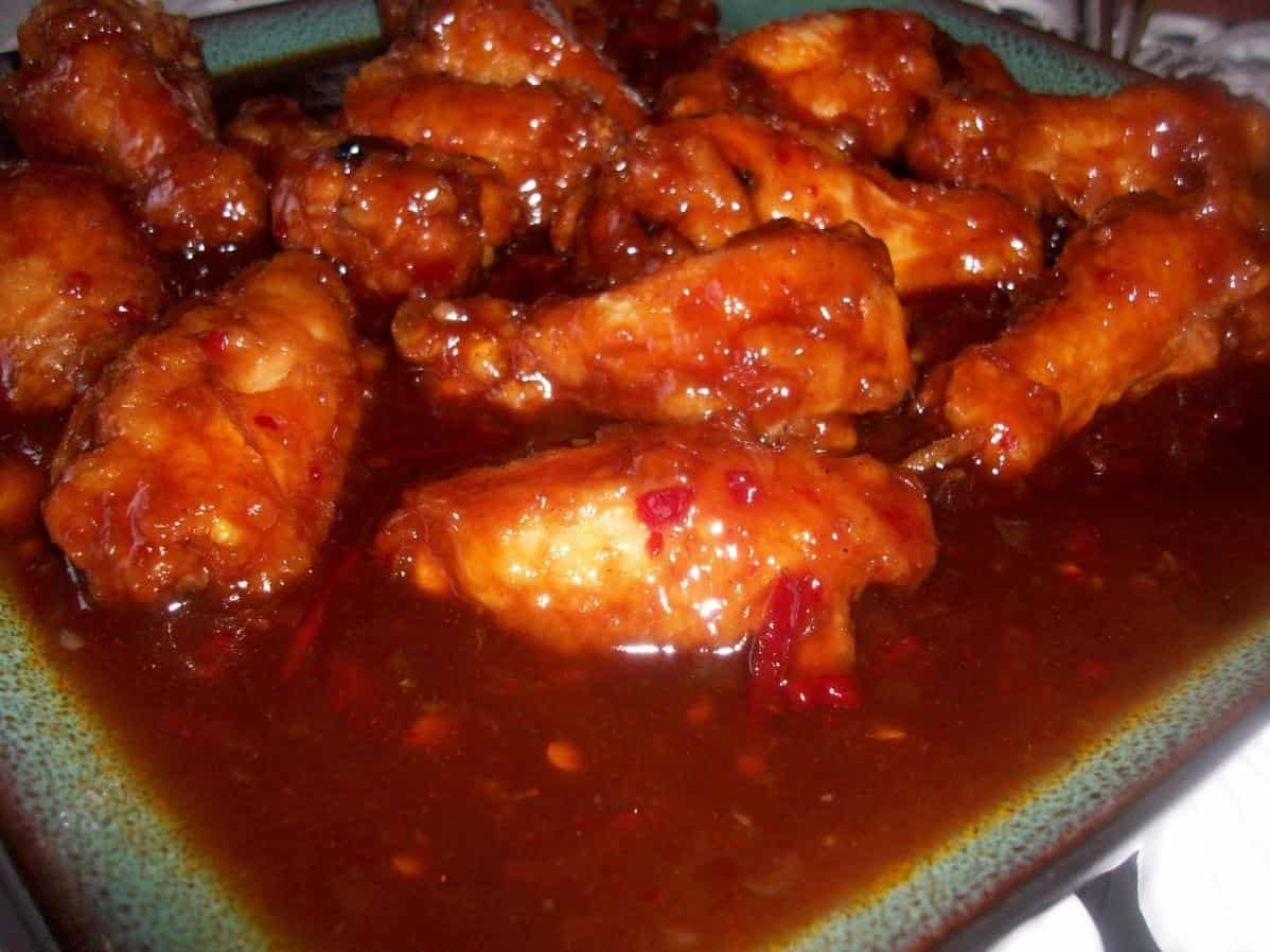  Perfectly grilled and smothered in tangy sauce, these wings are the ultimate party starter.