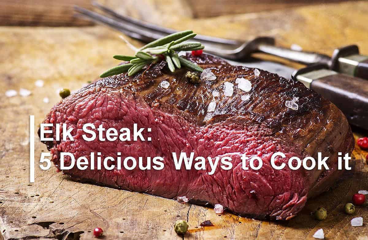  Perfectly seasoned and grilled to perfection, this elk steak is a carnivore's dream.