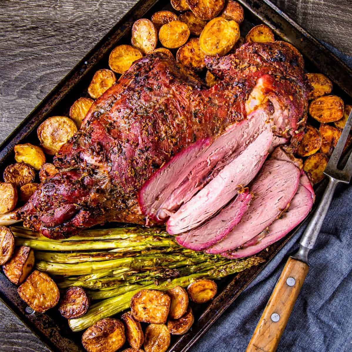  Savory smoked lamb roast, without the need for a smoker!