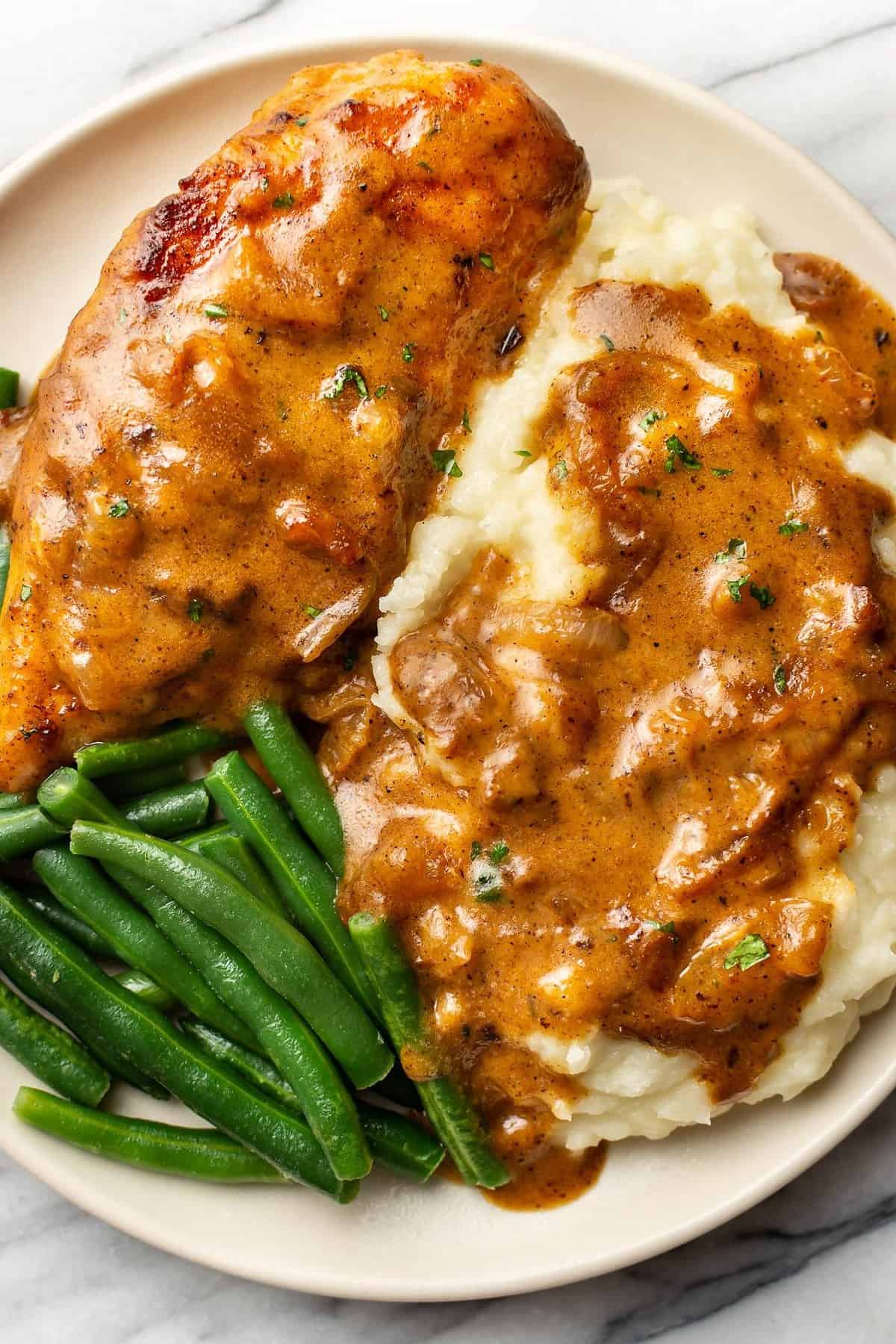  The marriage of flavors between the chicken and the smothered sauce is a match made in BBQ heaven.