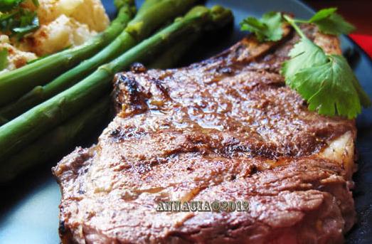  The tangy marinade infuses the steak with a bright and zesty flavor.