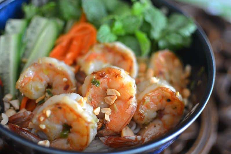  These juicy shrimp are infused with aromatic lemongrass and other savory spices that will make your taste buds dance.