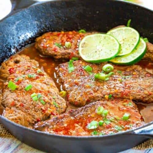  These Mexican Cubed Steaks are perfect for a family dinner or a barbecue party with friends.