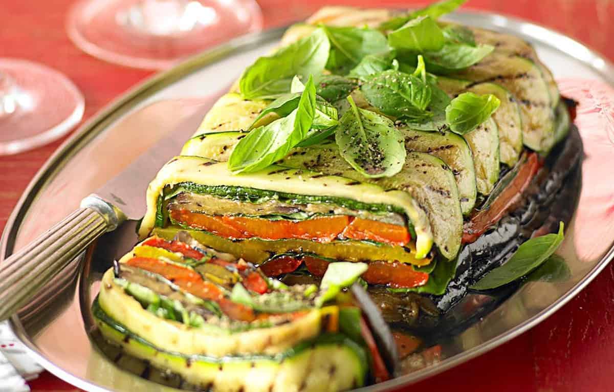  When it comes to summer grilling, this veggie terrine is a gamechanger.