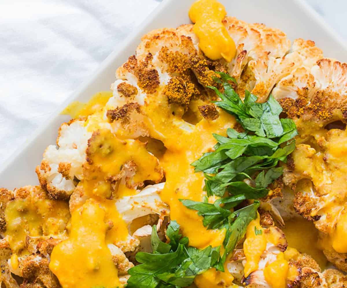  Who needs meat when you have this hearty cauliflower dish?