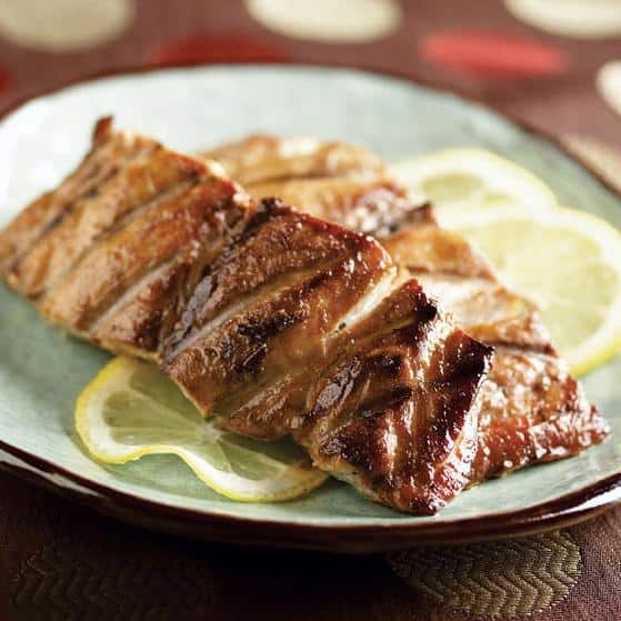  You'll love the mouth-watering aroma of ginger and sake wafting from your grill.